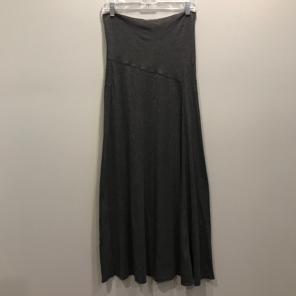 Heather Gray Maxi Skirt